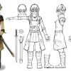 1d model sheet